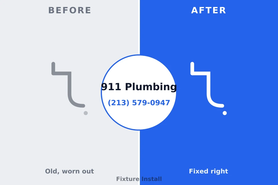 Before and after: plumbing company LaBarque Creek, MO